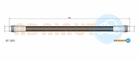 Тормозной шланг ADRIAUTO 07.1221