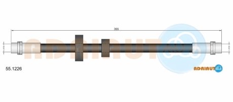 Тормозной шланг ADRIAUTO 55.1226