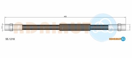 Тормозной шланг ADRIAUTO 55.1218