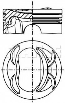 Поршень MAHLE / KNECHT 028 PI 00117 001