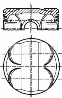 ПОРШЕНЬ ДВИГУНА MAHLE / KNECHT 081 PI 00101 002