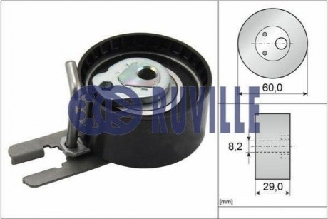 Ролик ГРМ натяжний CITROEN BERLINGO 08-18,Nemo 08-,BERLINGO 08-,BERLINGO (MF) 05-11,BERLING RUVILLE 55953