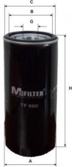 Фильтр масляный M-FILTER TF 660 (фото 1)