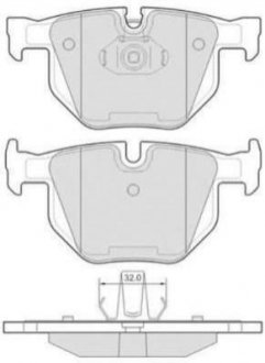 Колодкиsтормзад FREMAX FBP1667