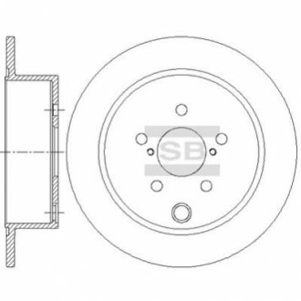 Диск гальмівний Hi-Q (SANGSIN) SD4708