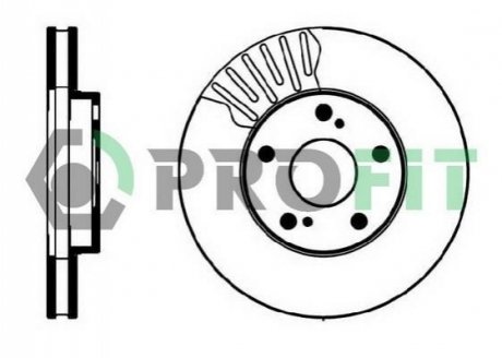 Диск гальмівний PROFIT 5010-0501