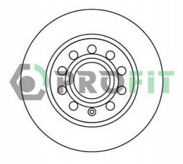 Диск гальмівний PROFIT 5010-1224