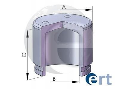 Поршень суппорта nissan murano (z50z51), qashqaiqashqai+2 1.5-3.5 (03-) d=43mm (akebono) 151174-c ERT 151174C