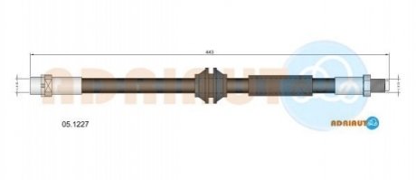 ШЛАНГ ТОРМ ЗАД ADRIAUTO 05.1227