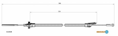 Трос зчеплення ADRIAUTO 11.0118