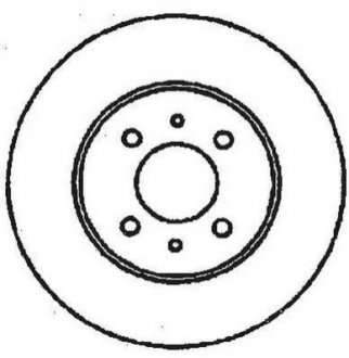 Тормозной диск Jurid 561469JC (фото 1)