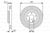 Тормозной диск BOSCH 0 986 479 A59 (фото 1)