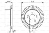 Тормозной диск BOSCH 0 986 479 V26 (фото 1)