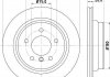 Диск гальмівний задній 298x20mm BMW E39 96-03 HELLA 8DD355104-611 (фото 1)