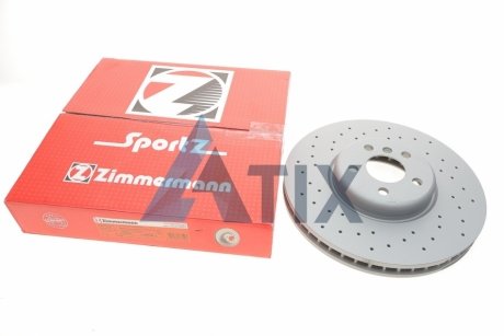 Тормозной диск ZIMMERMANN 150293652 (фото 1)