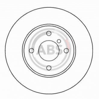 Тормозной диск A.B.S. 15767