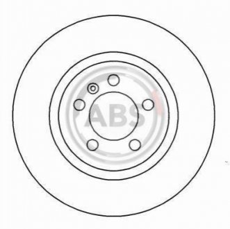 Тормозной диск A.B.S. 16080 (фото 1)