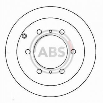 Тормозной диск A.B.S. 16471