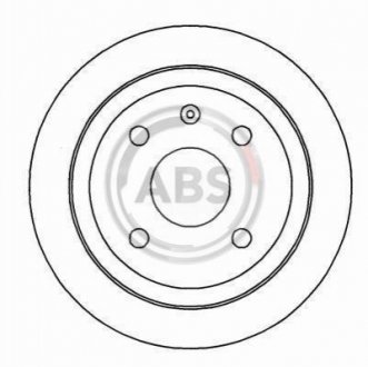 Тормозной диск A.B.S. 16928