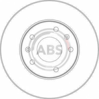 Тормозной диск A.B.S. 17011 (фото 1)