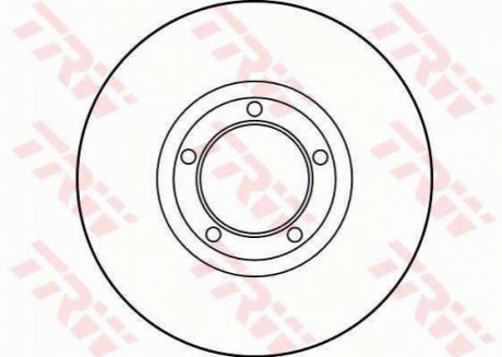 Тормозной диск TRW DF1653 (фото 1)