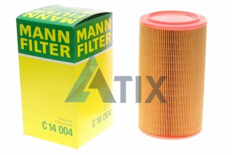 Фільтр повітряний -FILTER C 14 004 MANN C14004