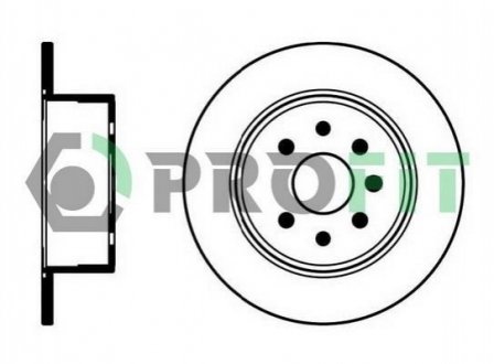 Тормозной диск PROFIT 5010-0814