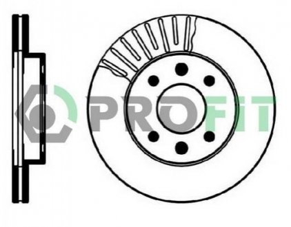 Диск тормозной PROFIT 5010-0158