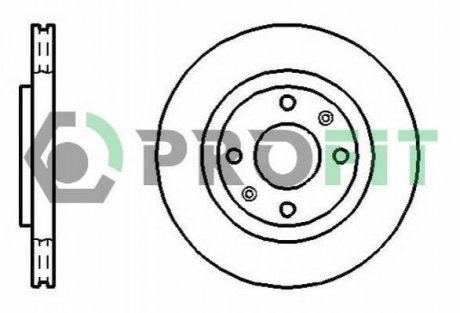 Диск гальмівний PROFIT 5010-1140