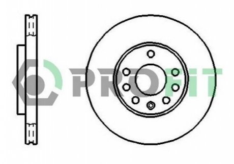 Тормозной диск PROFIT 5010-1042