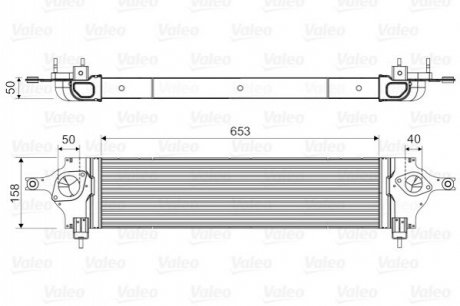 Интеркулер ив. Valeo 818589