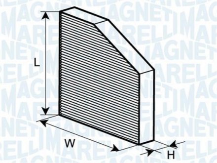 CABIN FILTER MAGNETI MARELLI 350203061250