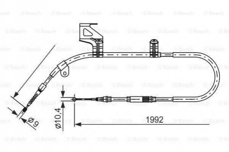 Clutch cables BOSCH 1 987 477 244