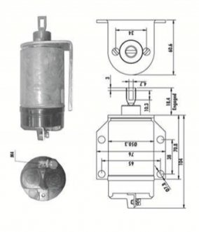 Реле втягуюче MAGNETI MARELLI 940113050245