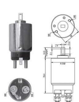 Реле втягуюче MAGNETI MARELLI 940113050350