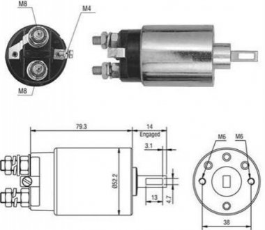 Реле, стартер MAGNETI MARELLI 940113050394