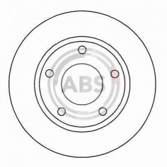 Тормозной диск A.B.S. 15712 (фото 1)