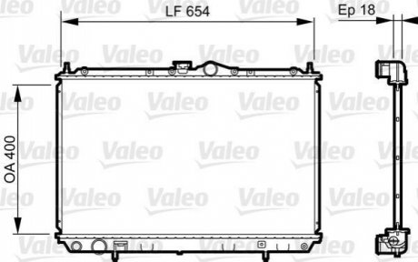 Теплообменник Valeo 735497