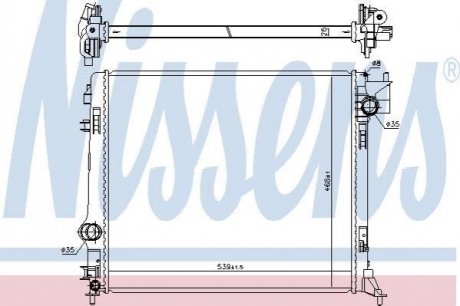 Теплообменник NISSENS 637665