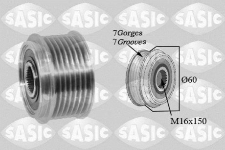 Ременный шкив SASIC 1676027 (фото 1)