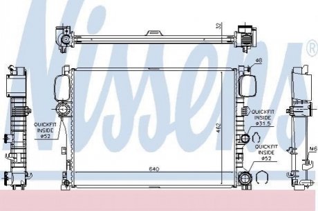 Теплообменник NISSENS 627025