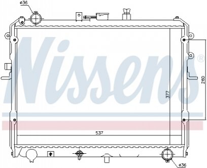 Теплообменник NISSENS 62381