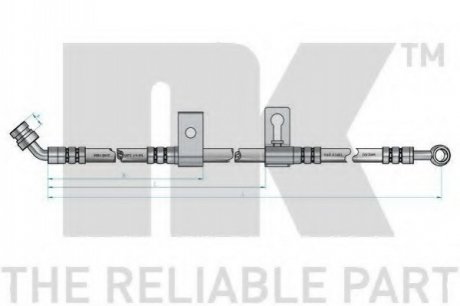 Гальмівний шланг NK 853511