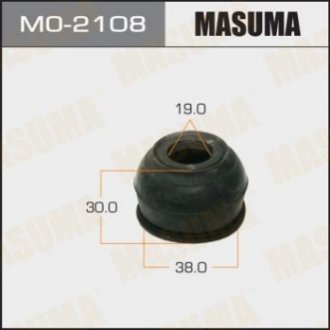 Пильовик гумовий 19x38x30 MASUMA MO-2108