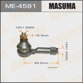 Наконечник рулевой out B14, B15, Y10, Y11 2WD MASUMA ME-4581