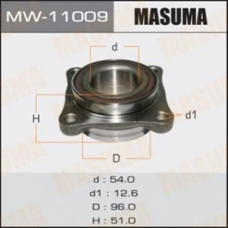 Маточина колеса перед. GX470/ UZJ120 MASUMA MW11009