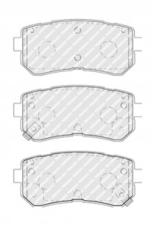 Колодки гальмівні дискові FERODO FDB5066