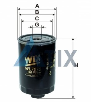 Фільтр масла WIX FILTERS WL7073 (фото 1)