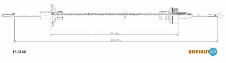 Автозапчасть ADRIAUTO 13.0166