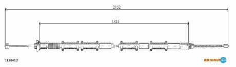 Автозапчастина ADRIAUTO 11.0243.2
